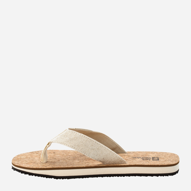 Жіночі в'єтнамки Jack Wolfskin Ecostride 2 Slipper W 4051931-5324 39.5 Бежеві (4064993197501) - зображення 3