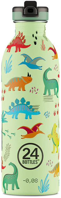Butelka ​24Bottles Kids Collection Urban Bottle Jurassic 500 ml Frie (8059388260492) - obraz 1