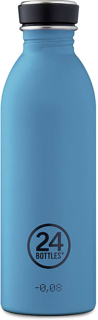 Butelka ​24Bottles Urban Bottle Stone Finish 500 ml Powder Blue (8051513926754) - obraz 1