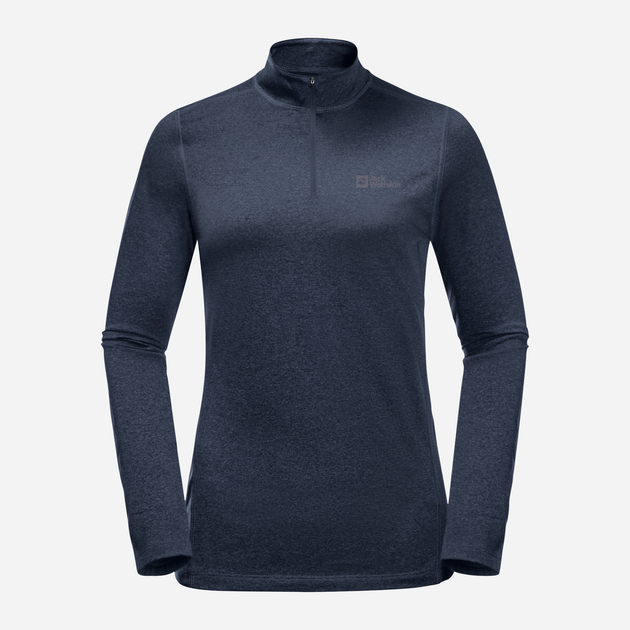 Bluza sportowa damska nierozpinana Jack Wolfskin Sky Thermal Hz W 1808951-1010 M Ciemnoniebieska (4064993858617) - obraz 4