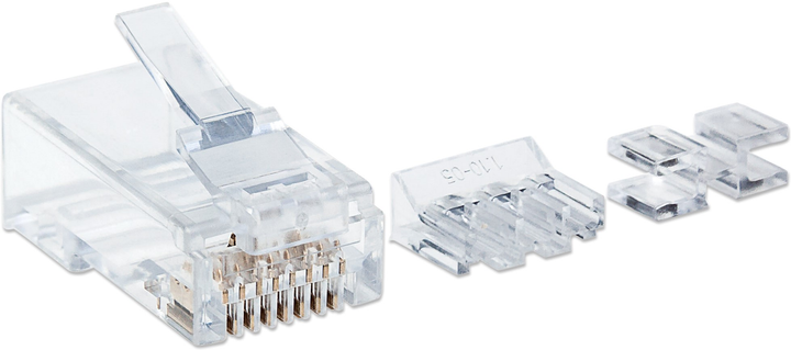 Конектор Intellinet RJ-45 Cat.6 8P8C 80 шт. (766623790536) - зображення 2