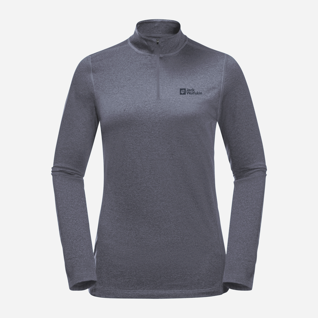 Спортивна жіноча кофта Jack Wolfskin Sky Thermal Hz W 1808951-6179 L Синя (4064993858860) - зображення 4