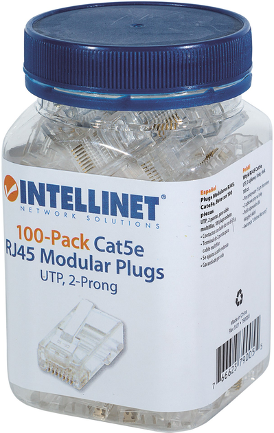 Конектор Intellinet RJ-45 Cat.5e 8P8C 100 шт. (766623790055) - зображення 3