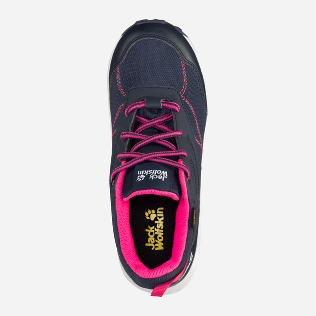 Buty sportowe dziecięce dla dziewczynki lekkie Jack Wolfskin Woodland Texapore Low K 4042162-8333 29 Granatowe (4064993186925) - obraz 5