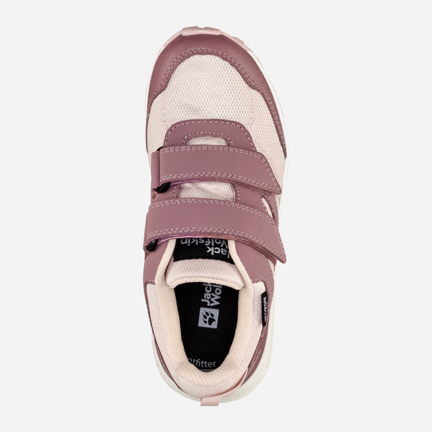 Buty sportowe dziecięce dla dziewczynki na rzepy Jack Wolfskin Woodland Texapore Low Vc K 4046351-2197 40 Różowe (4064993714272) - obraz 5