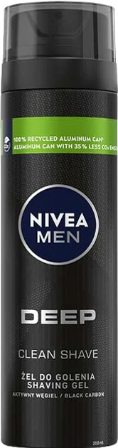 Гель для гоління Nivea Men Deep 200 мл (5900017061924) - зображення 1