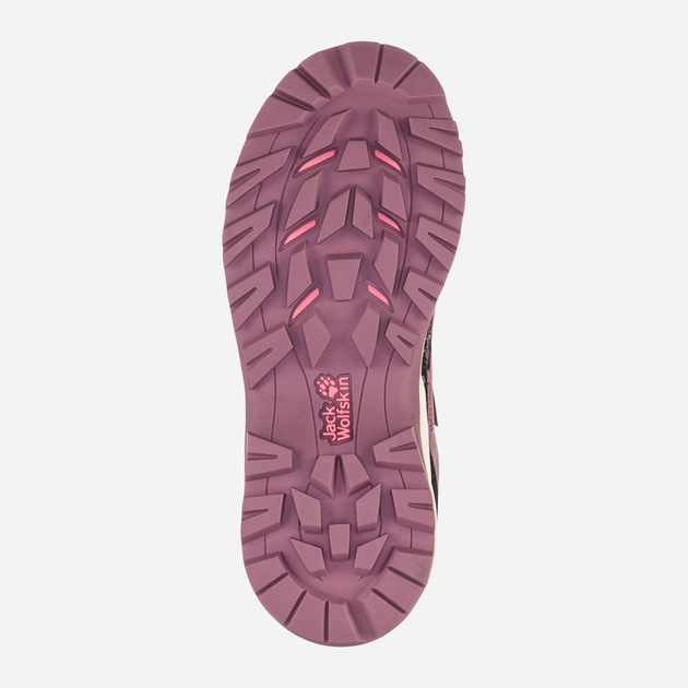 Buty sportowe dziecięce dla dziewczynki na rzepy Jack Wolfskin Villi Hiker Texapore Low K 4056831-2197 37 Różowe (4064993728835) - obraz 6