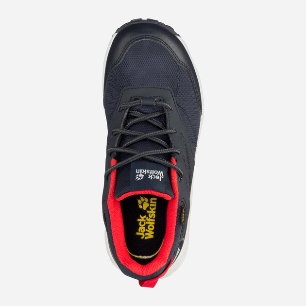 Дитячі трекінгові кросівки для хлопчика Jack Wolfskin Woodland Texapore Low K 4042162-8332 29 Темно-сині/Червоні (4064993186772) - зображення 5