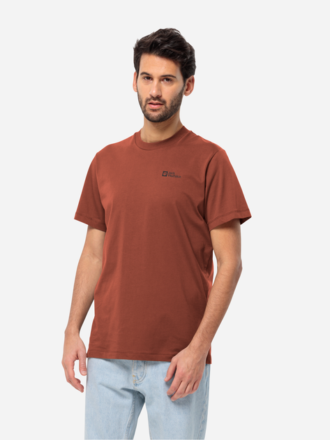 Koszulka męska Jack Wolfskin Essential T M 1808382-2503 S Pomarańczowa (4064993851748) - obraz 1