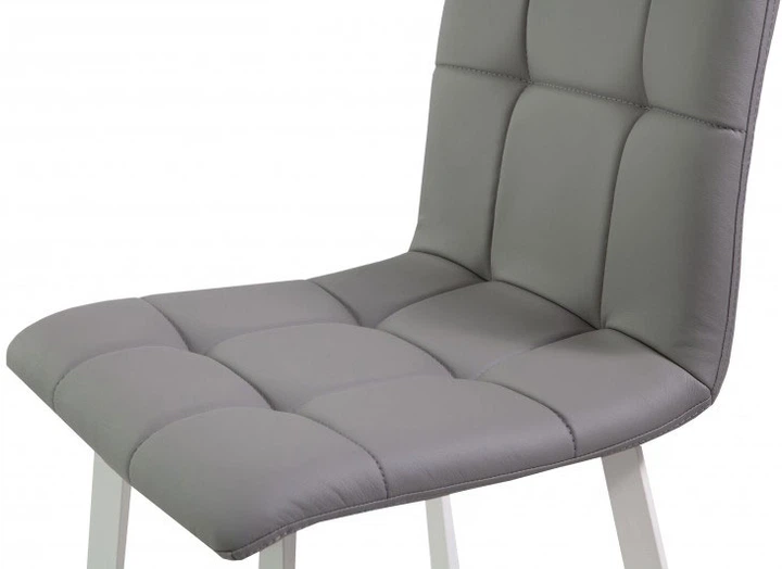 Комплект стульев для кухни и гостиной МіксМеблі Тринити 96x53x45 см 2 шт Серый (А0050425) - Фото 5 Комплект стульев для кухни и гостиной МіксМеблі Тринити 96x53x45 см 2 шт Серый (А0050425) - изображение 5