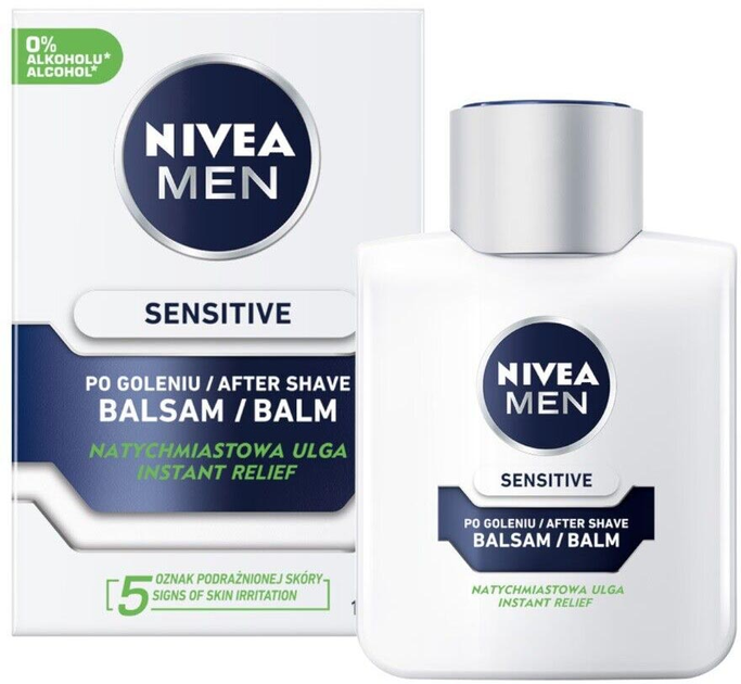Balsam po goleniu Nivea Men Sensitive łagodzący 100 ml (4005808221967) - obraz 1