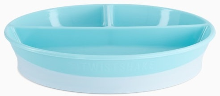 Тарілка Twistshake Divided Plate 6 м + Pastel Blue з відділеннями і кришкою (7350083121707) - зображення 2