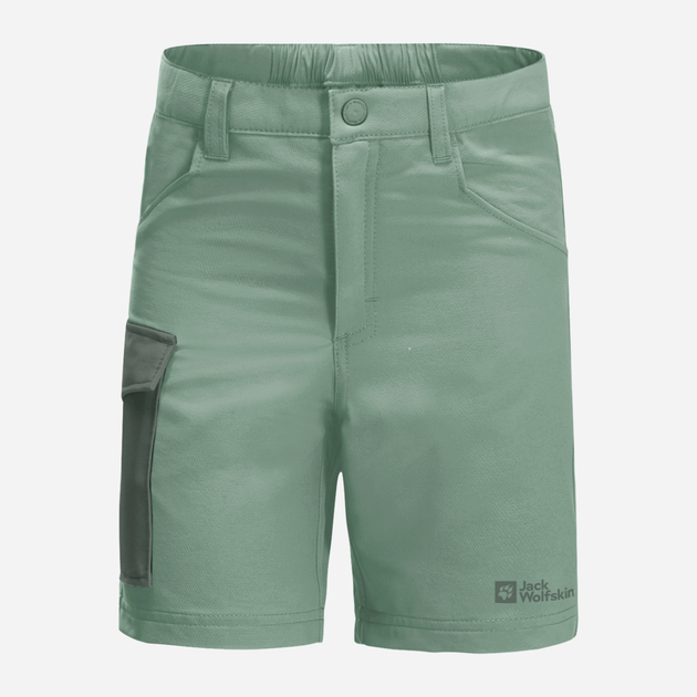 Dziecięce spodenki Jack Wolfskin Active Shorts K 1609341-4215 140 cm Zielone (4064993682540) - obraz 1