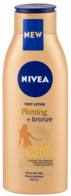 Balsam do ciała z efektem brązującym NIVEA Body Lotion Q10 Firming + Bronze ujędrniający 400 ml (9005800326696) - obraz 1