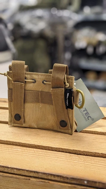 Підсумок для магазинів подвійний Койот Mil-Tec MOLLE ADMIN POUCH COYOTE (13486005) - Фото 3 Підсумок для магазинів подвійний Койот Mil-Tec MOLLE ADMIN POUCH COYOTE (13486005) - зображення 3