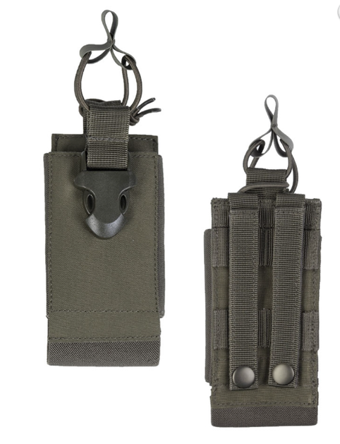 Подсумок для рации Олива Mil-Tec RADIO POUCH MOLLE OLIV (13493701) - изображение 1