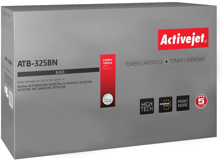 Toner Activejet do Brother TN-325BK Black (5901443049470) - obraz 1
