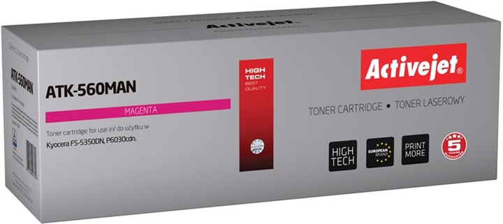 Тонер-картридж Activejet для Kyocera TK-560M Magenta (5901443097846) - зображення 1