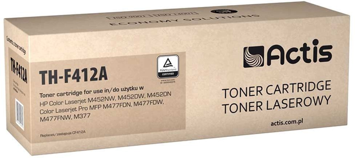 Toner cartridge Actis do HP 410A CF412A Yellow (5901443106975) - obraz 1