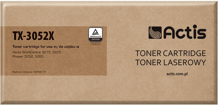 Тонер-картридж Actis для Xerox 106R02778 Black (5901443108382) - зображення 1