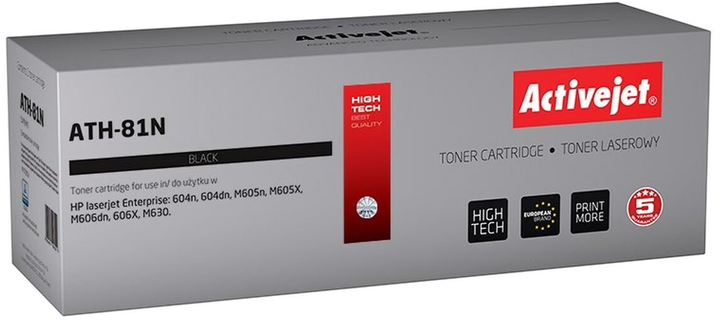 Тонер-картридж Activejet для HP 81A CF281A Black (5901443108122) - зображення 1