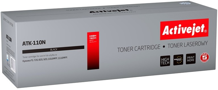 Toner Activejet do Kyocera TK-110 Black (5904356289872) - obraz 1