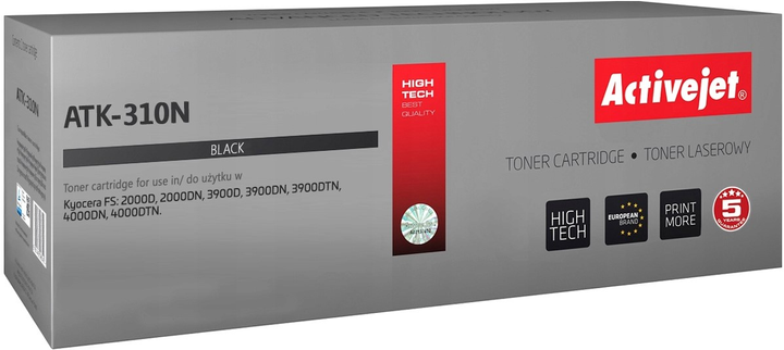 Toner Activejet do Kyocera TK-310 Black (5901452128821) - obraz 1
