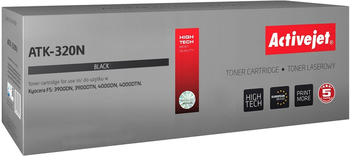 Тонер-картридж Activejet для Kyocera TK-320 Black (5901452128838) - зображення 1