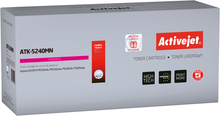 Toner Activejet do Kyocera TK-5240M Magenta (5901443115090) - obraz 1