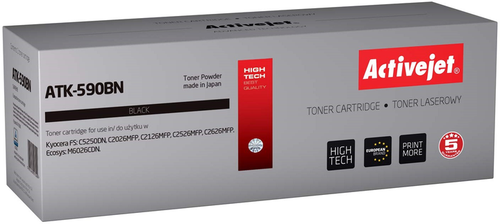 Тонер-картридж Activejet для Kyocera TK-590BK Black (5901443017240) - зображення 1