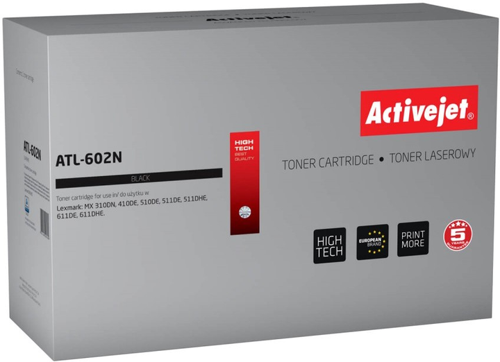 Toner Activejet do Lexmark 60F2H00 Black (5901443097464) - obraz 1