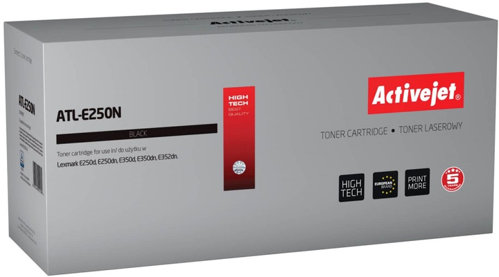 Тонер-картридж Activejet для Lexmark E250A11E Black (5901443012139) - зображення 1