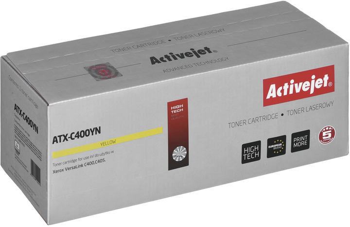 Тонер-картридж Activejet для Xerox 106R03509 Yellow (5901443119401) - зображення 1