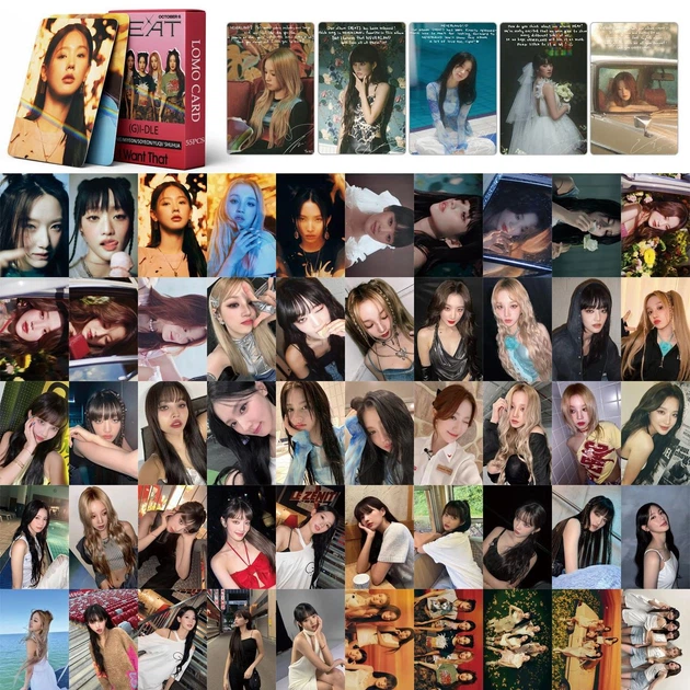 Голографические карточки (G)I-dle K-POP, lomo card, К-ПОП карточки (G)I-dle (Джи айдл ) - Yuqi - 55 шт - изображение 5