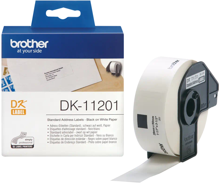 Етикетки Brother в рулоні (DK-11201) - зображення 1