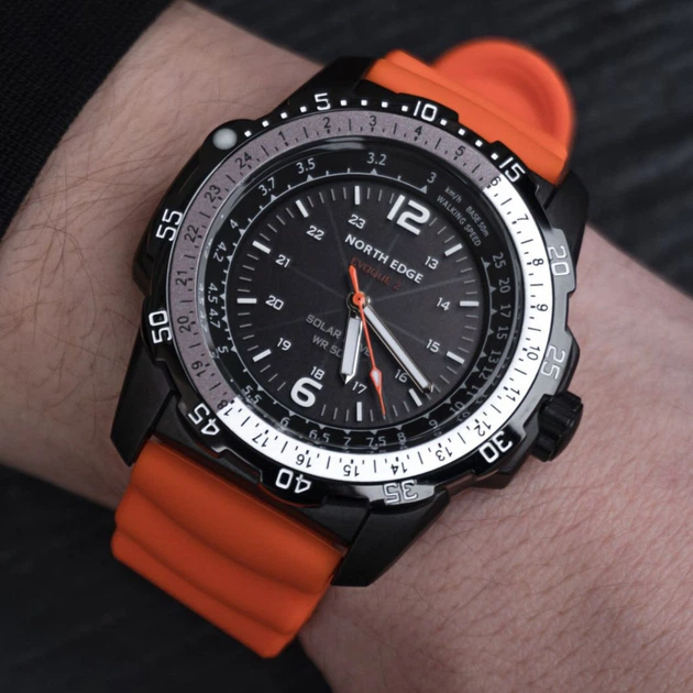 Механические Часы NORTH EDGE EVOQUE 2 orange - изображение 5