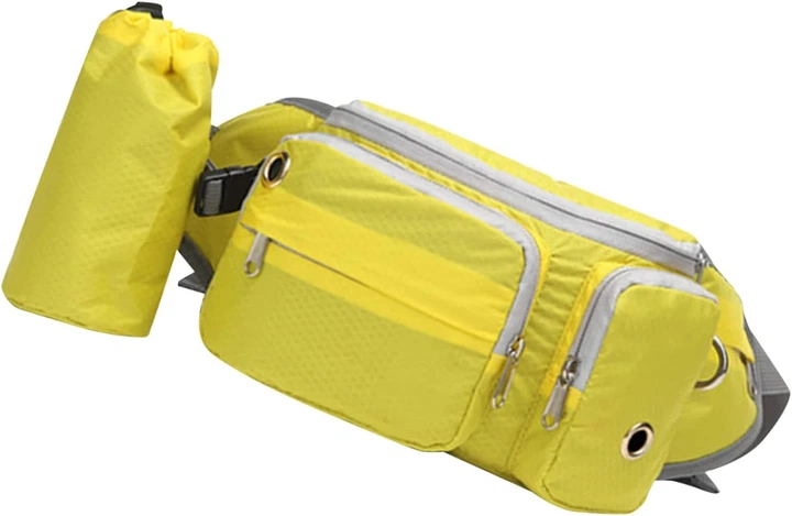 Поясная сумка для выгула собак Voyager Pet LVC809 Yellow с держателем для бутылки - изображение 2