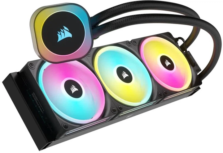 Chłodzenie wodne Corsair iCUE Link H150i RGB AIO Liquid CPU Cooler Black (CW-9061003-WW) - obraz 2