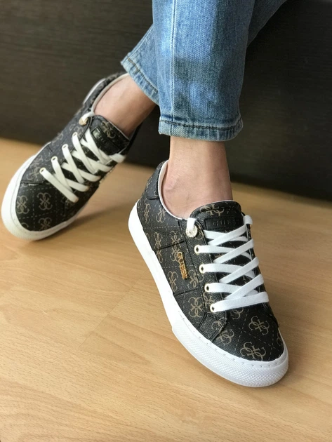 Кеды женские Guess Loven коричневые 39 (8.5) 25.5 см (B08HS7Y7LV) - Фото 2 Кеды женские Guess Loven коричневые 39 (8.5) 25.5 см (B08HS7Y7LV) - изображение 2