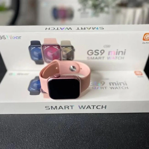 Смарт годинник Airplus GS9 Mini 41мм українська мова Pink - изображение 3