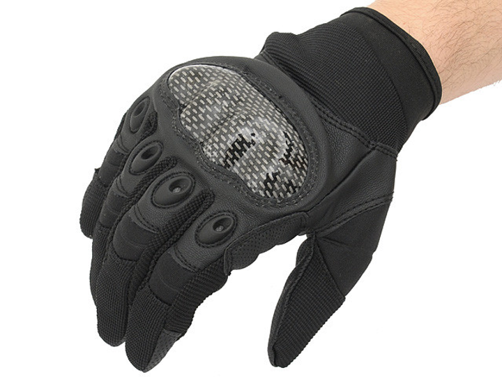 Тактические перчатки полнопалые Military Combat Gloves mod. IV (Size M) - Black [8FIELDS] - изображение 1