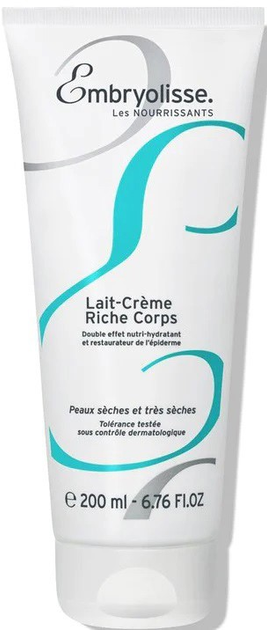 Молочко для тіла Embryolisse Lait-Creme Riche Corps регенеруюче 200 мл (3350900000349) - зображення 1