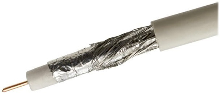 Коаксіальний кабель DPM RG6 1 мм CCA 20 м (5903876658328) - зображення 2