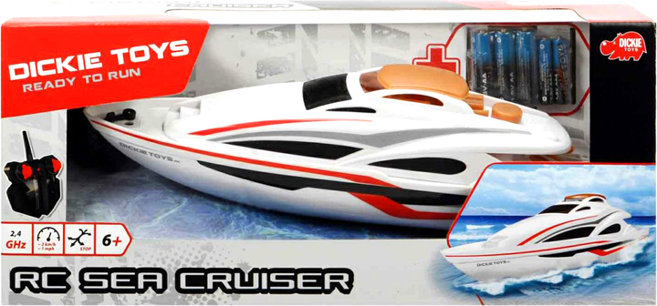 Радіокерований човен Dickie RC Sea Cruiser (4006333076275) - зображення 1