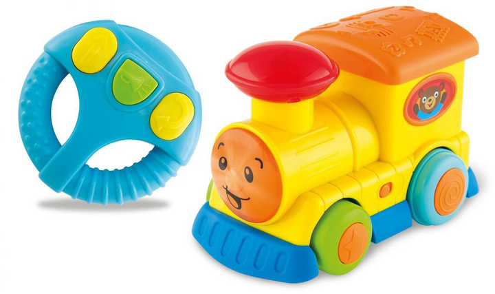 Lokomotywa zdalnie sterowana Smily Play R/C Light N Sounds Train (4895038548565) - obraz 2