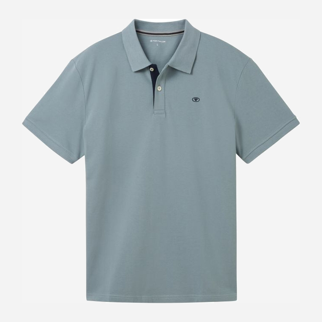 Koszulka polo męska Tom Tailor 1027713 L Miętowa (4067672275200) - obraz 3