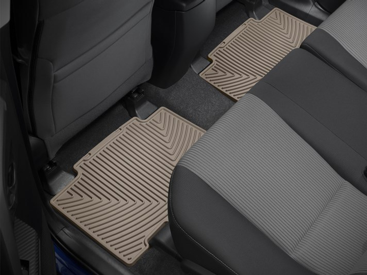 Акція на Комплект автокилимків на другий ряд WeatherTech Всесезонні Toyota RAV4 (2013-2018) 2 шт Бежевий від Rozetka