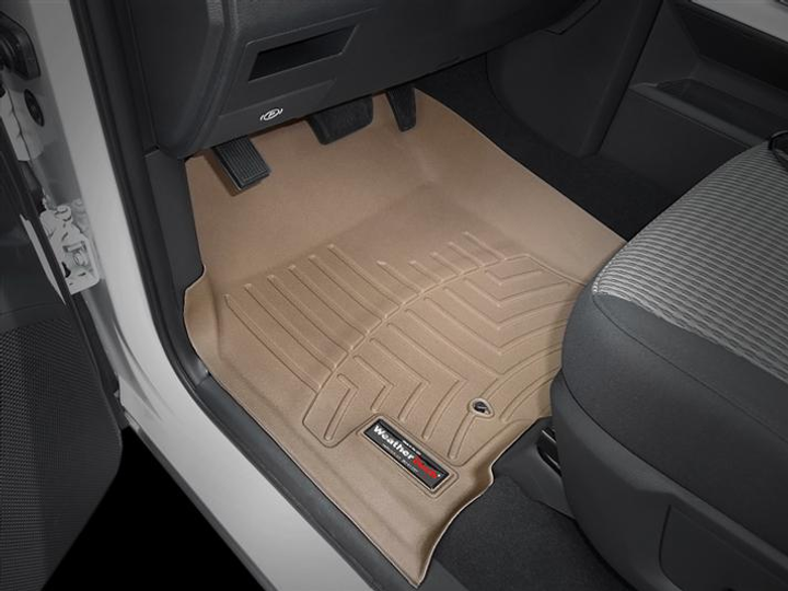 Акція на Комплект автокилимків передніх WeatherTech 3D лайнери Dodge Ram 1500 Classic (2009-2011) 2 шт Бежевий від Rozetka