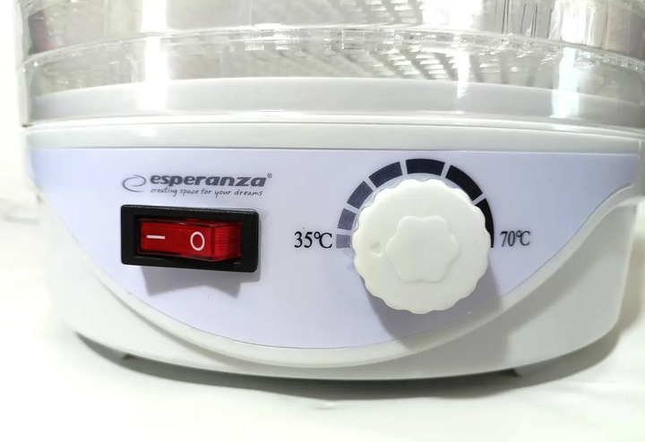 Сушилка для овощей, фруктов, мяса, пастилы, грибов Esperanza EKD003, Дегидратор для сушки продуктов , Электросушилка - изображение 5