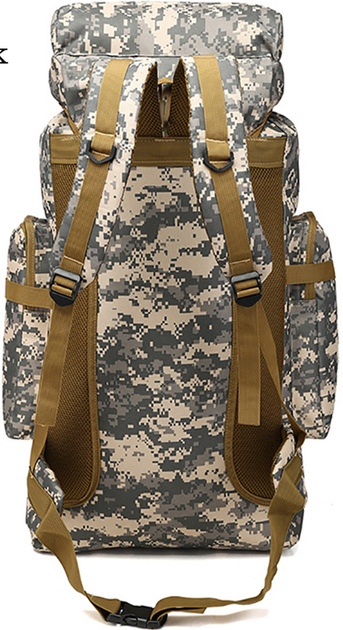 Военный Тактический Водонепроницаемый Штурмовой Рюкзак Большой Емкости U.S. Army M13P 70 л (Пиксель) - изображение 2